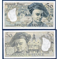 50 Francs Quentin Sup 1991 Billet de la banque de France