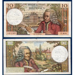10 Francs Voltaire TB 7.9.1971 Billet de la banque de France