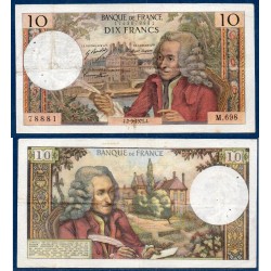 10 Francs Voltaire TB 2.9.1971 Billet de la banque de France