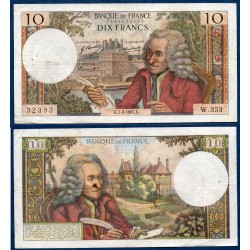 10 Francs Voltaire TB 7.9.1967 Billet de la banque de France