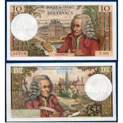 10 Francs Voltaire TTB 2.3.1967 Billet de la banque de France