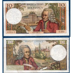 10 Francs Voltaire TB 5.1.1967 Billet de la banque de France