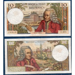 10 Francs Voltaire TB 2.12.1965 Billet de la banque de France