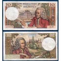 10 Francs Voltaire TB 7.11.1963 Billet de la banque de France