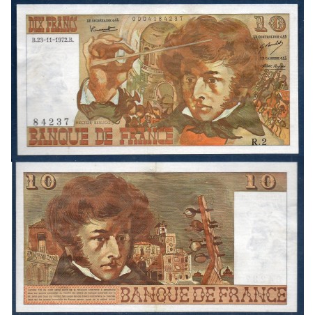 10 Francs Berlioz Sup- 1.9.1966 Billet de la banque de France