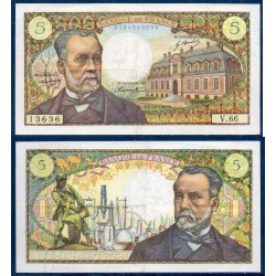 5 Francs Pasteur TTB- 7.12.1967 Billet de la banque de France