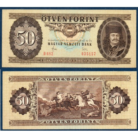 Hongrie Pick N°170f, Sup Billet de banque de 50 Forintz 1983