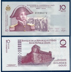 Haïti Pick N°272b, Neuf Billet de banque de 10 Gourdes 2006