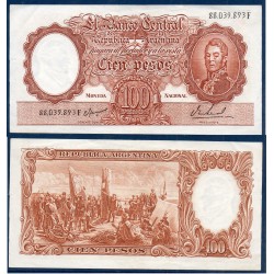 Argentine Pick N°277, Sup Billet de banque de 100 Pesos 1969