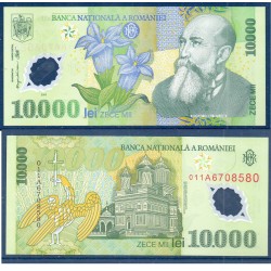 Roumanie Pick N°112b, Neuf Billet de banque de 10000 leï 2001