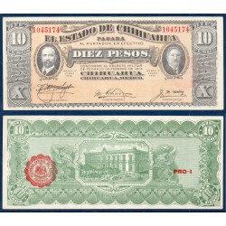 Mexique Pick N°S535a, Spl Billet de Banque de 10 pesos 1915
