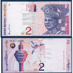 Malaisie Pick N°40a, Neuf Billet de banque de 2 ringgit 1996-1999