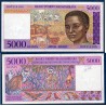 Madagascar Pick N°78b, Sup Billet de banque de 5000 Francs : 1000 ariary 1995