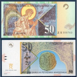 Macedoine P.15e, neuf Billet de 50 Denari 2007 ange