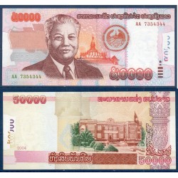 Laos Pick N°38a, Neuf Billet de banque de 50000 Kip 2004