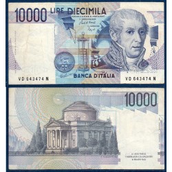 Italie Pick N°112b, TB Billet de banque de 10000 Lire 1984