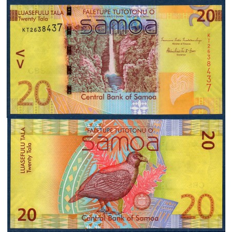 Samoa Pick N°40b, Neuf Billet de banque de 20 Tala 2010