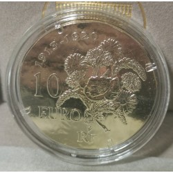 10 euros argent BE 2015, Raymond Poincaré avec boite Pièces de monnaies de Paris