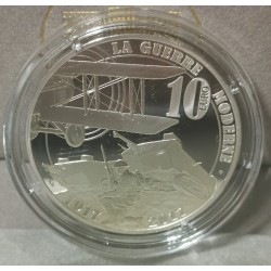 10 euros argent BE 2017, Guerre Moderne pièces de monnaies de Paris
