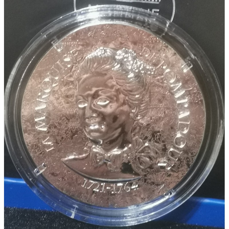 10 euros argent BE 2017, Marquise de Pompadour pièces de monnaies de Paris