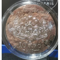 10 euros argent BE 2017, Marquise de Pompadour pièces de monnaies de Paris