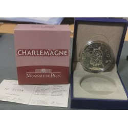 10 euros argent BE 2011 Charlemagne pièces de monnaies de Paris