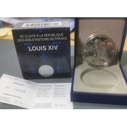 10 euros argent BE 2014 Louis XIV pièces de monnaies de Paris