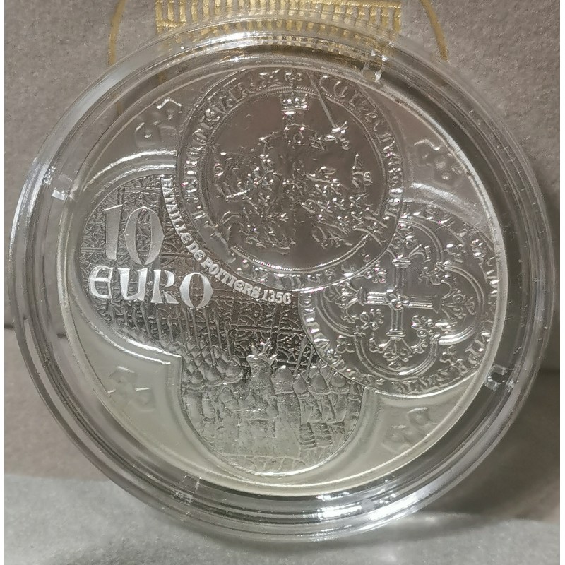 10 euros argent BE 2015 Semeuse, le franc à cheval pièces de monnaies de Paris