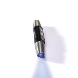 Double Lampe UV de poche rechargeable Holmes pour détecter de la fluorescence