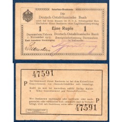 Afrique est Allemande Pick N°9Ab, Sup Billet de banque de 1 Rupee 1915 série P