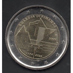 2 euro commémorative Italie 2024 Garde des Finances piece de monnaie €