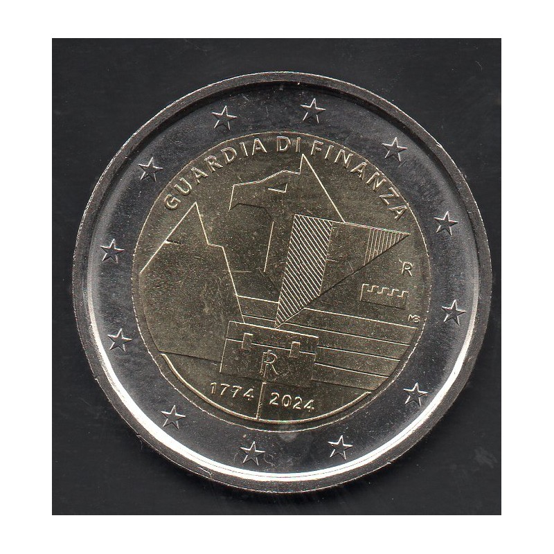 2 euro commémorative Italie 2024 Garde des Finances piece de monnaie €