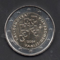 2 euro commémorative Finlande 2024 Elections et Democratie piece de monnaie €