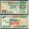 Ghana Pick N°34i, TB Billet de banque de 5000 Cedis 2003