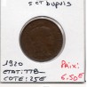 5 centimes Dupuis 1920 TTB-, France pièce de monnaie