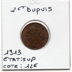 2 centimes Dupuis 1913 Sup, France pièce de monnaie