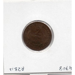 2 centimes Dupuis 1909 TTB+, France pièce de monnaie