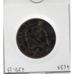 10 centimes Napoléon III tête nue 1856 MA Marseille TTB-, France pièce de monnaie