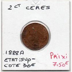 2 centimes Cérès 1888 Sup-,...