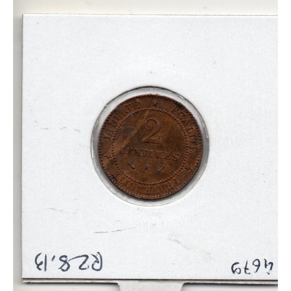 2 centimes Cérès 1888 Sup-, France pièce de monnaie