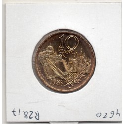 10 francs Stendhal 1983 tranche A FDC, France pièce de monnaie
