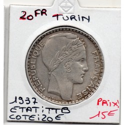 20 francs Turin 1937 TTB,...