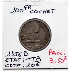 100 francs Cochet 1956 B TTB, France pièce de monnaie