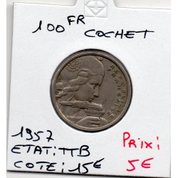 100 francs Cochet 1957 TTB,...
