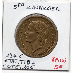 5 francs Lavrillier 1946 TTB+, France pièce de monnaie