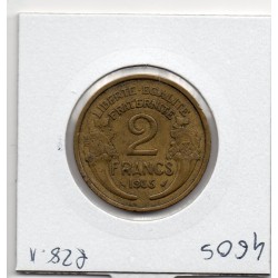 2 francs Morlon 1935 TTB-, France pièce de monnaie
