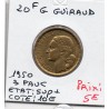 20 francs Coq Georges Guiraud 3 faucilles 1950 Sup+, France pièce de monnaie