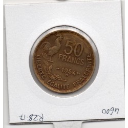 50 francs Coq Guiraud 1954 B TTB-, France pièce de monnaie