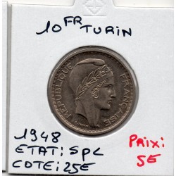 10 francs Turin 1948 Spl,...