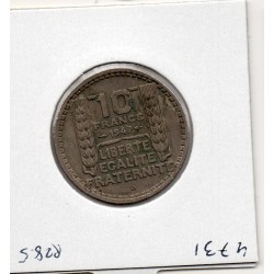 10 francs Turin 1947 B petite Tête TTB+, France pièce de monnaie